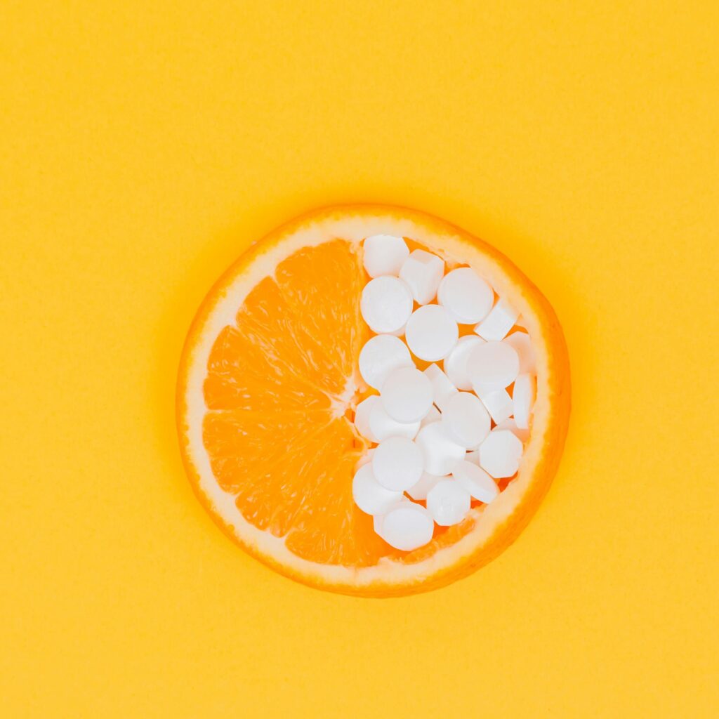 Vitamin C and orange